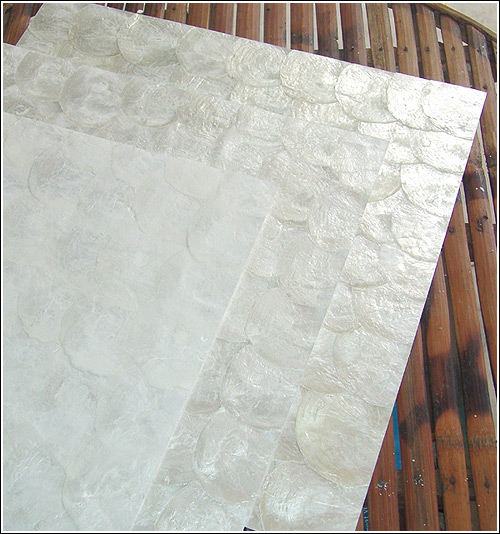 mother of pearl capiz shell tiles